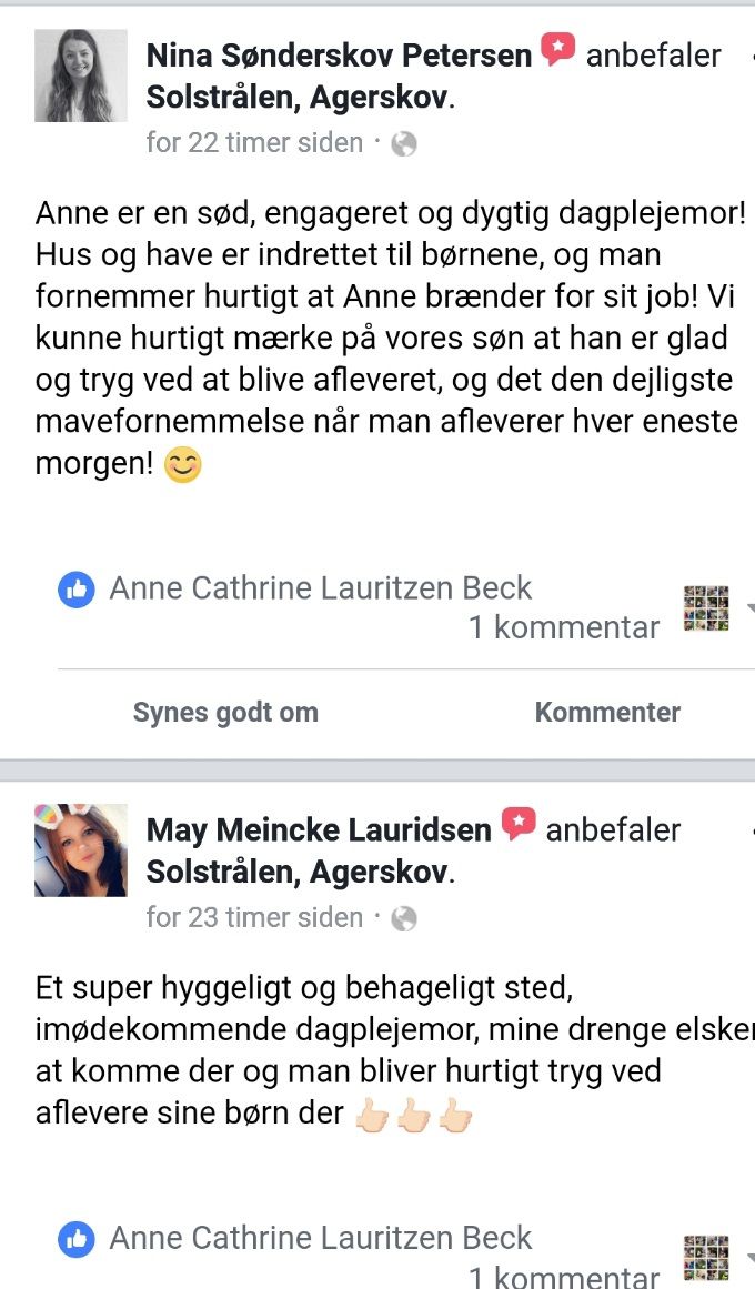 Et par anmeldelser fra min Facebook side 
https://www.facebook.com/pg/boldershoej/reviews/